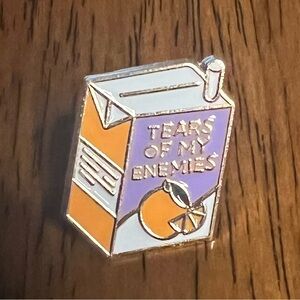 NEW - Tears of my Enemies Juicebox Enamel Pin